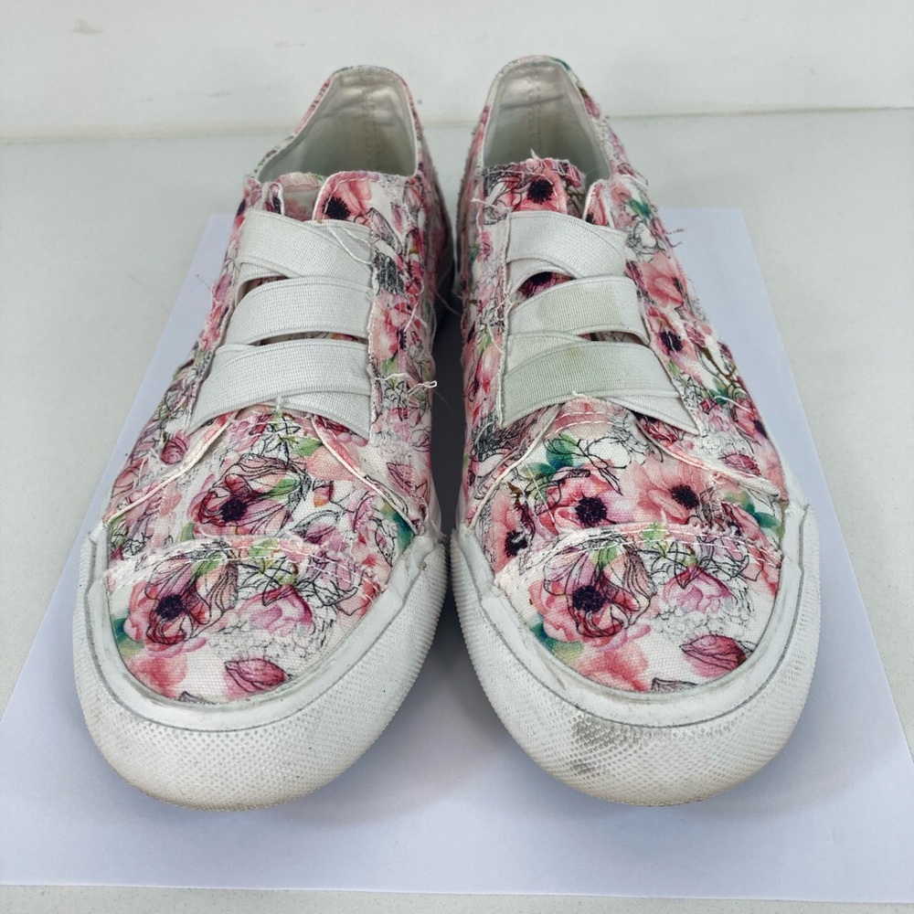 Floral Blowfish Canvas Slip-On Sneakers